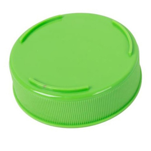 TABLECRAFT PRODUCTS, INC. 63FCAPLGN Tablecraft Invertatop Squeeze Bottle Cap, 63mm, Light Green