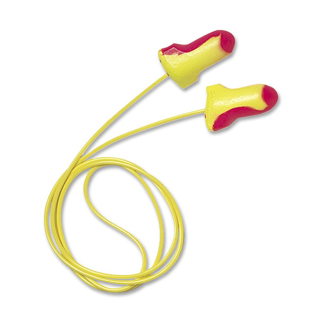 R3 SAFETY LLC Sperian LL30  Reusable Corded Foam Ear Plugs, Pink/Yellow, Box Of 100