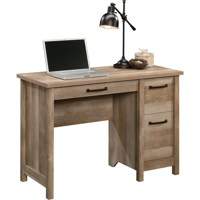 SAUDER WOODWORKING CO. 426140 Sauder Cannery Bridge 43inW Computer Desk, Lintel Oak