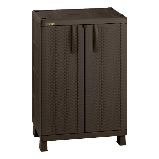 INVAL AMERICA, INC. 11593 Inval 40inH Storage Cabinet With Adjustable Shelves, Brown