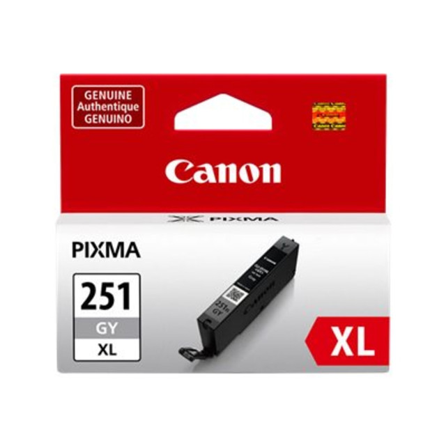 CANON USA, INC. 6452B001 Canon CLI-251XL Gray High-Yield Ink Tank, CLI-251G XL