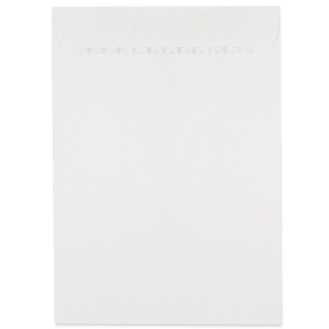 JAM PAPER AND ENVELOPE JAM Paper 356828779  Open-End Envelopes, 7-1/2in x 10-1/2in, Peel & Seal Closure, White, Pack Of 500 Envelopes
