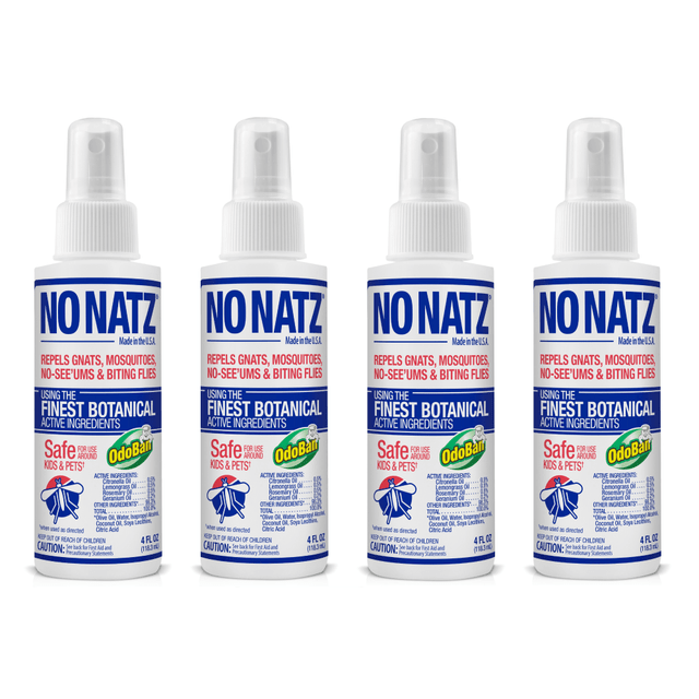 NONATZ 9175A95-4Z4-OD No Natz Botanical Bug Repellent, 4 Oz, Pack Of 4 Bottles NONATZ 9175A95-4Z4-OD No Natz Botanical Bug Repellent, 4 Oz, Pack Of 4 Bottles