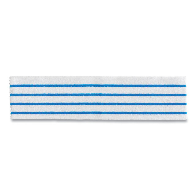 RUBBERMAID Rubbermaid Commercial 2134282  HYGEN Disposable Microfiber Mop Pads, White/Blue, 50 Pads Per Pack, Case Of 3 Packs