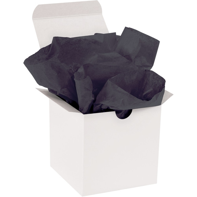 B O X MANAGEMENT, INC. T1520D Partners Brand Gift-Grade Tissue Paper, 15in x 20in, Black, Pack Of 960