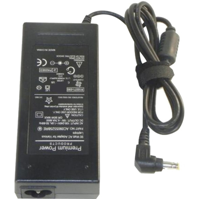 EREPLACEMENTS, LLC AC0905525BRE-ER eReplacements Premium Power Products AC0905525BRE - Power adapter - 90 Watt - black - for ASUS K73; Compaq Presario 12XX, 18XX; Fujitsu LIFEBOOK S2010; Toshiba Satellite 19XX, 2430