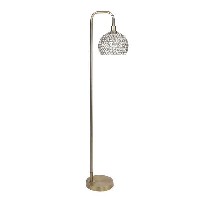 GRANDVIEW GALLERY LLC FL61-CANBEL-DBL AUK9 LumiSource Canbel Contemporary Floor Lamp, 61-3/4inH, Gold