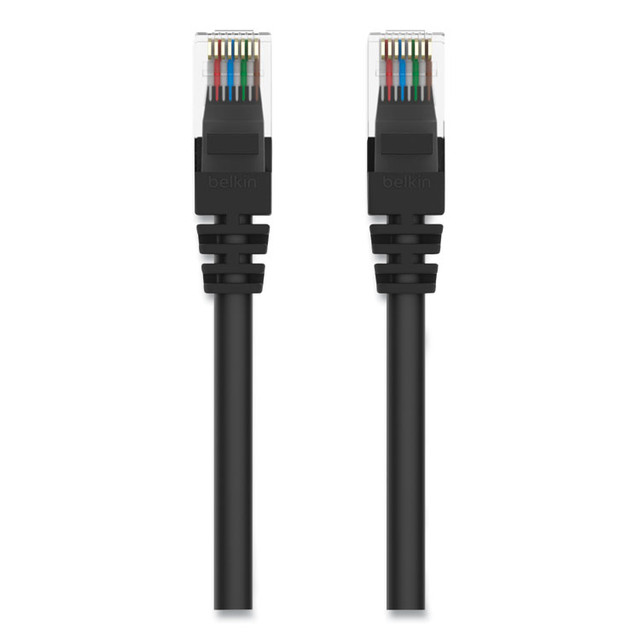 BELKIN COMPONENTS A3L98010BLKS CAT6 UTP Computer Patch Cable, 10 ft, Black