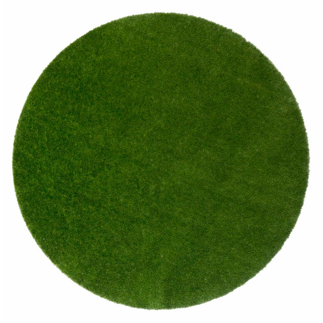 JOY CARPETS & CO. 624E Joy Carpets Kid Essentials Artificial Grass Round Area Rug, 7-1/2ft x 7-1/2ft, GreenSpace