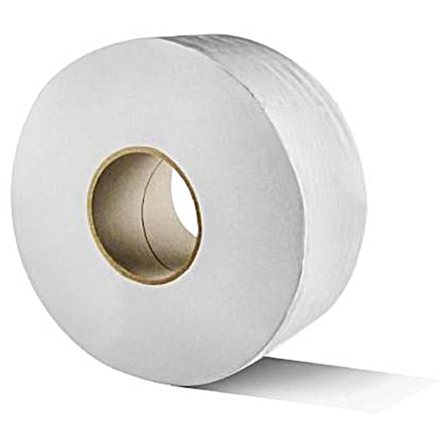 LOLLICUP USA, INC. JS-JRT1000 Karat 2-Ply Toilet Paper, 1,000ft Roll, White, Pack Of 6 Rolls