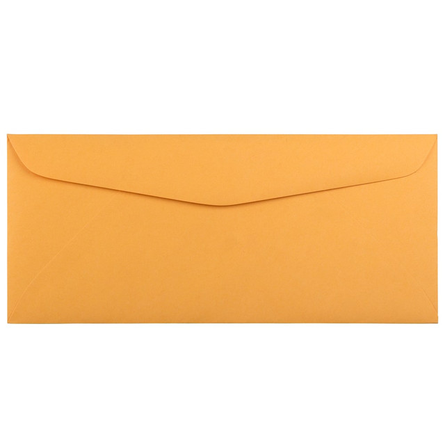 JAM PAPER AND ENVELOPE JAM Paper 80762H  Booklet Commercial-Flap Envelopes, #12, Gummed Seal, Brown Kraft, Pack Of 500 Envelopes
