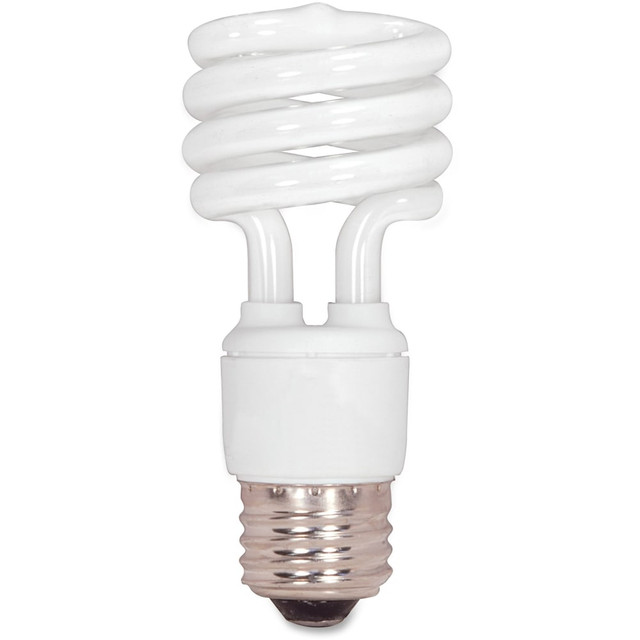 SATTLELIGHT PRODUCTS INC. Satco S7218  T2 13-watt Fluorescent Spiral Bulb, White