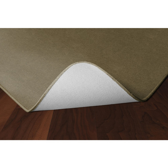 Add this colorful rug to your space to protect your flooring. Great for high-traffic areas, the serged edges and double-stitched nylon fabric provide durability.  Double-stitched nylon is strong and long lasting.  Serged edges stand up to daily use.  Backed by the manufacturers lifetime warranty on abrasive wear.  This product is heavy and/or oversized and may need more than one person to handle.