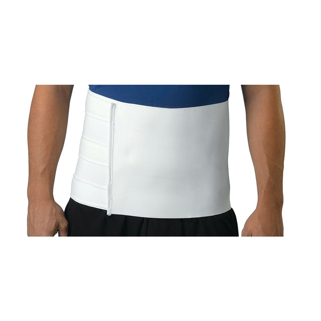 MEDLINE INDUSTRIES, INC. ORT21300 Medline Universal 12in Abdominal Binder, 27 - 48in, White