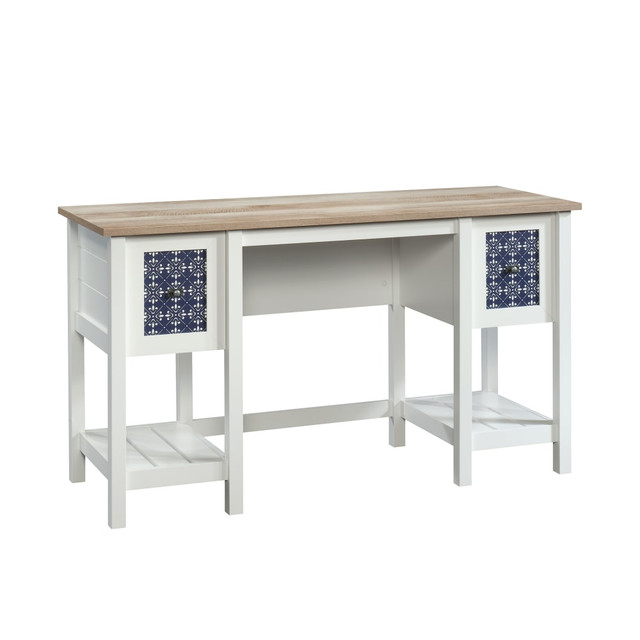 SAUDER WOODWORKING CO. Sauder 424152  Cottage Road 54inW Computer Desk, 54inW, Soft White