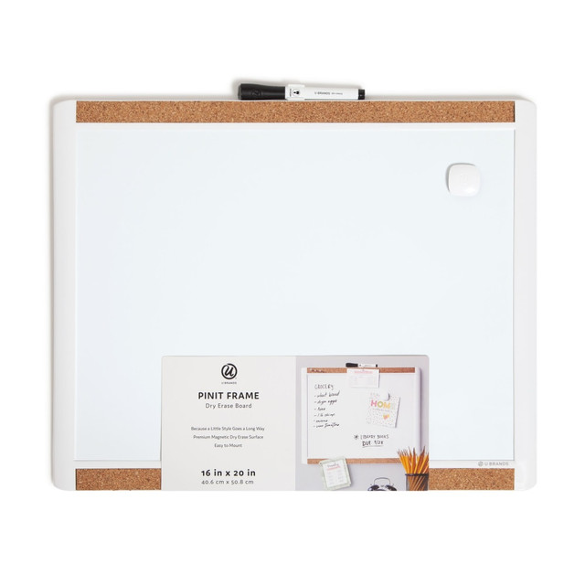 UBRANDS, LLC 428U00-01 U Brands PINIT Magnetic Dry-Erase Board, 20in X 16in, White Frame (428U00-01) UBRANDS, LLC 428U00-01 U Brands PINIT Magnetic Dry-Erase Board, 20in X 16in, White Frame (428U00-01)
