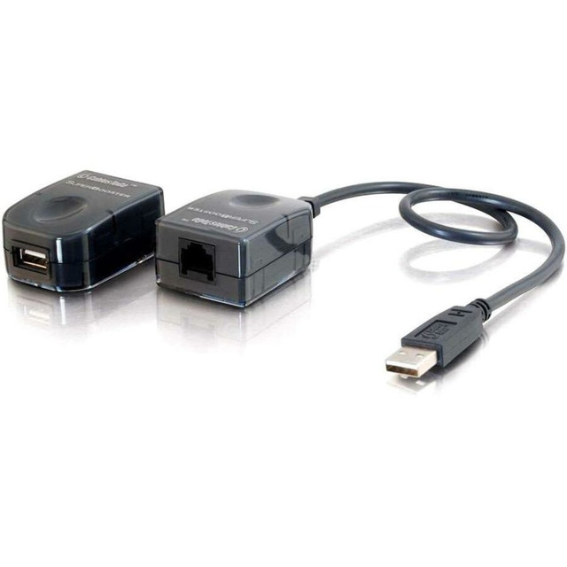 LASTAR INC. C2G 29341  USB 1.1 Over Cat5 Superbooster Extender Kit - Charcoal