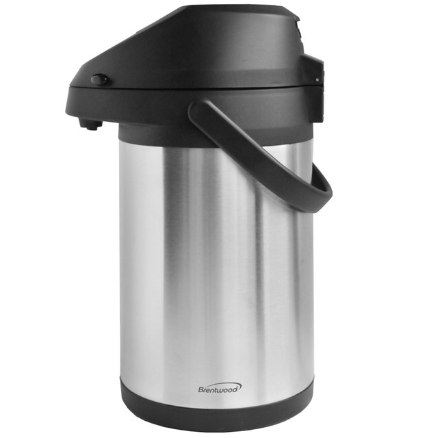 BRENTWOOD APPLIANCES, INC. 995103564M Brentwood CTSA-2500 2.5-Liter Airpot Hot & Cold Drink Dispenser, Silver BRENTWOOD APPLIANCES, INC. 995103564M Brentwood CTSA-2500 2.5-Liter Airpot Hot & Cold Drink Dispenser, Silver