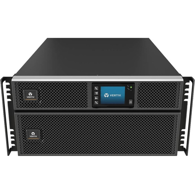 LIEBERT CORP GXT5-6000MVRT4UXLN Vertiv Liebert GXT5 UPS - 6kVA/6kW/208 and 120V | Online Rack Tower Energy Star - Double Conversion| 4U| Built-in RDU101 Card| Color/Graphic LCD| 3-Year Warranty