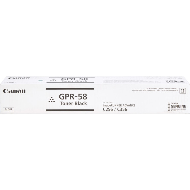 CANON USA, INC. 2182C003 Canon GPR-58 Black Toner Cartridge, 2182C003