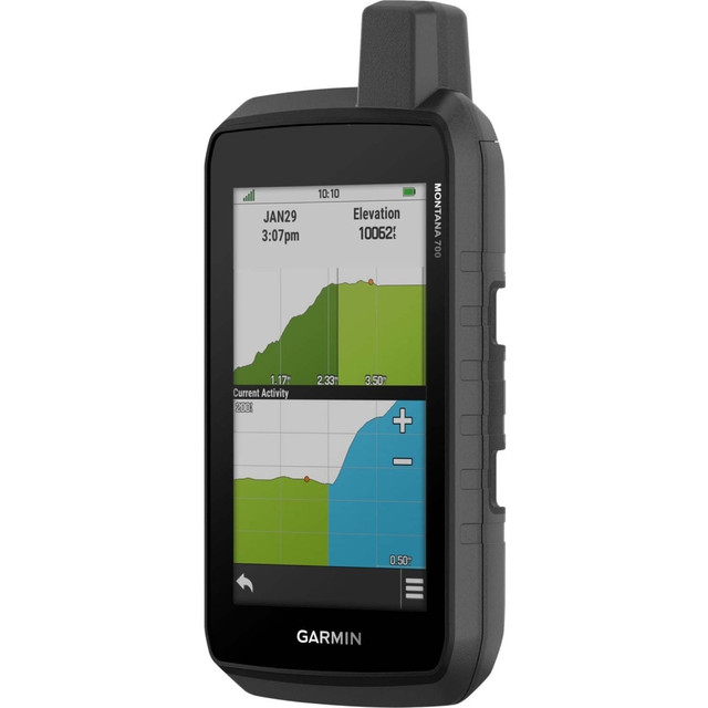 GARMIN INTERNATIONAL, INC. 010-02133-00 Garmin Montana 700 Handheld GPS Navigator - Rugged - Handheld, Mountable - 5in - Touchscreen - Compass, Barometer, Altimeter, Fish Finder - Bluetooth - Wireless LAN - USB - 18 Hour - Preloaded Maps - WVGA - 480 GARMIN INTERNATIONAL, INC. 010-02133-00 Garmin Montana 700 Handheld GPS Navigator - Rugged - Handheld, Mountable - 5in - Touchscreen - Compass, Barometer, Altimeter, Fish Finder - Bluetooth - Wireless LAN - USB - 18 Hour - Preloaded Maps - WVGA - 480