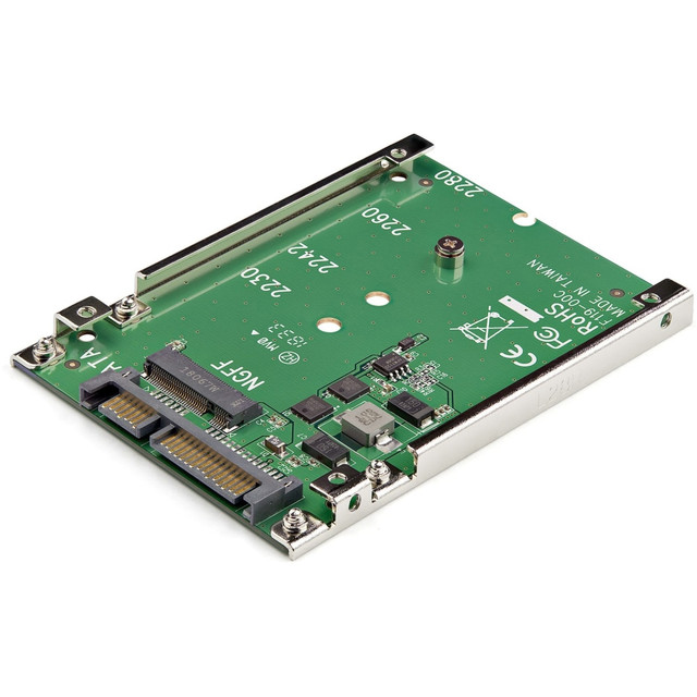 STARTECH.COM SAT32M225  M.2 SATA SSD to 2.5in SATA Adapter Converter - Convert an M.2 SSD into a 7mm high 2.5in SATA 6Gbps Open Frame SSD