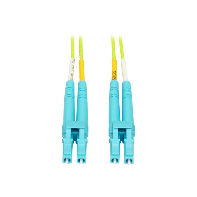 TRIPP LITE N820-20M-OM5 Eaton Tripp Lite Series 100G Duplex Multimode 50/125 OM5 LSZH Fiber Optic Cable (LC/LC), Lime Green, 20 m - Patch cable - LC multi-mode (M) to LC multi-mode (M) - 20 m - fiber optic - duplex - 50 / 125 micron - IEEE 802.3ae/OM