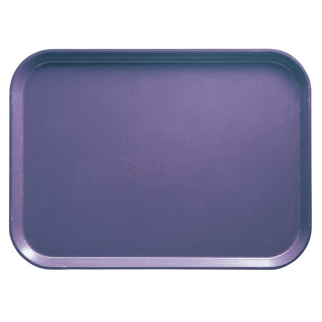 CAMBRO MFG. CO. 1418551 Cambro Camtray Rectangular Serving Trays, 14in x 18in, Grape, Pack Of 12 Trays