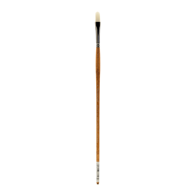 KOH-I-NOOR RAPIDOGRAPH, INC. 4722.4 Grumbacher Bristlette Paint Brush, Size 4, Filbert Bristle, Synthetic, Brown