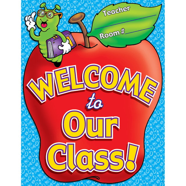 SCHOLASTIC INC 9780439505727 Scholastic Practice Chart, Welcome To Our Class, 17in x 22in