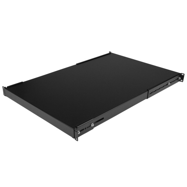STARTECH.COM ADJSHELFHD 1U Adjustable Mounting Depth Rack Mount Shelf - Heavy Duty Fixed Rack Shelf - 175lbs / 80kg STARTECH.COM ADJSHELFHD 1U Adjustable Mounting Depth Rack Mount Shelf - Heavy Duty Fixed Rack Shelf - 175lbs / 80kg