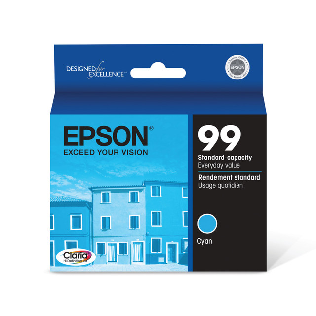 EPSON AMERICA INC. Epson T099220-S  99 Claria Cyan Ink Cartridge, T099220-S