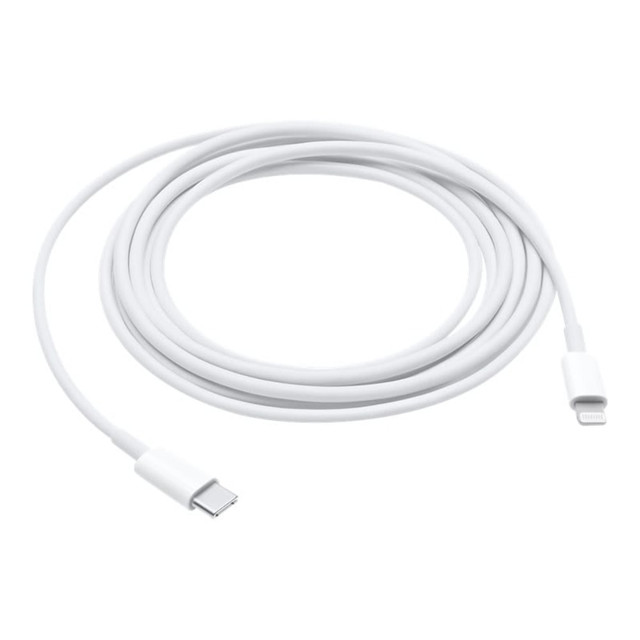 APPLE, INC. MQGH2AM/A Apple USB-C to Lightning Cable, 6.56ft, White