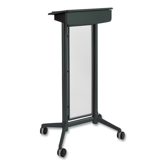 SAFCO PRODUCTS 8912BL Impromptu Lectern, 26.5 x 18.75 x 46.5, Black