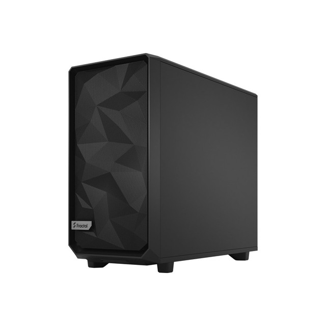 FRACTAL DESIGN FD-C-MES2A-01  Meshify 2 Computer Case - Black - Steel - 8 x Bay - 3 x 5.51in x Fan(s) Installed - 0 - EATX, ATX, Micro ATX, Mini ITX Motherboard Supported - 9 x Fan(s) Supported