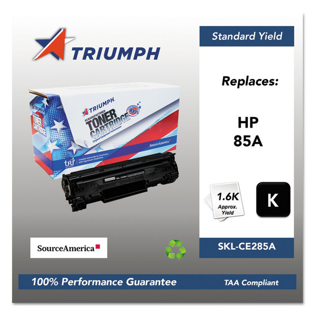 TRI INDUSTRIES NFP Triumph™ CE285A 751000NSH1100 Remanufactured CE285A (85A) Toner, 1,600 Page-Yield, Black