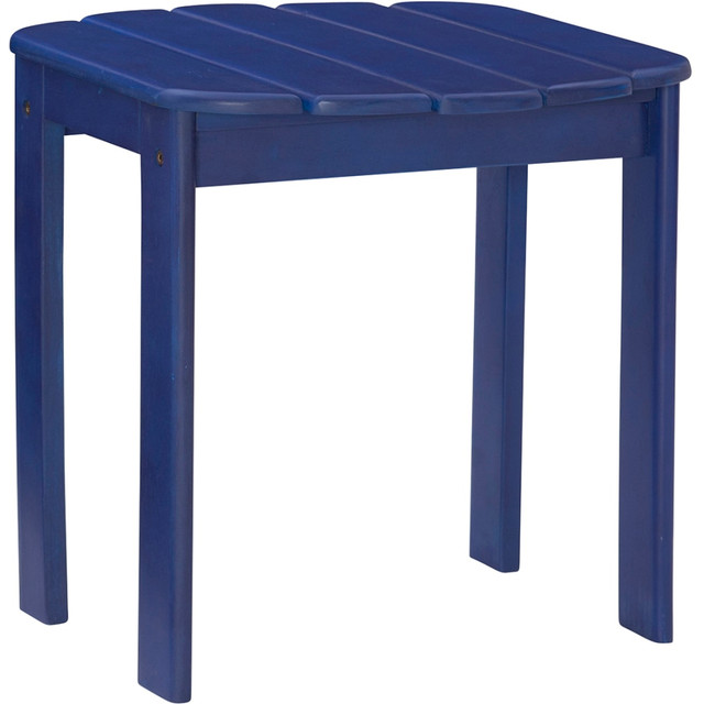 LINON HOME DECOR PRODUCTS, INC OFDP2283 Linon Troy Indoor/Outdoor End Table, 18-1/8inH x 18-1/2inW x 18-1/8inD, Blue LINON HOME DECOR PRODUCTS, INC OFDP2283 Linon Troy Indoor/Outdoor End Table, 18-1/8inH x 18-1/2inW x 18-1/8inD, Blue