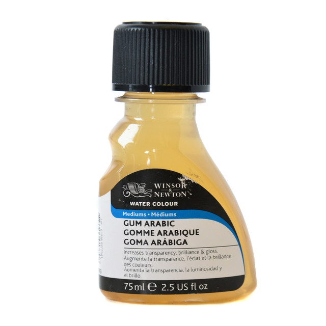 WINSOR & NEWTON 3221763-2  Watercolor Gum Arabic Mediums, 75 mL, Pack Of 2