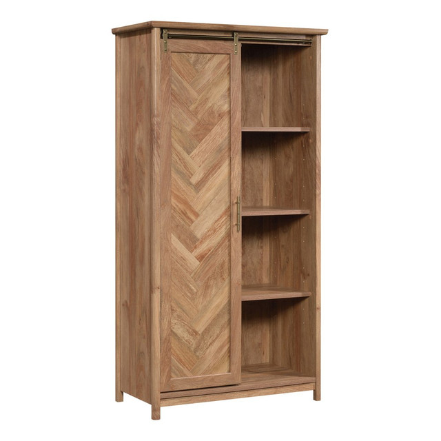 SAUDER WOODWORKING CO. 423808 Sauder Coral Cape 67inH Storage Cabinet, Sindoori Mango