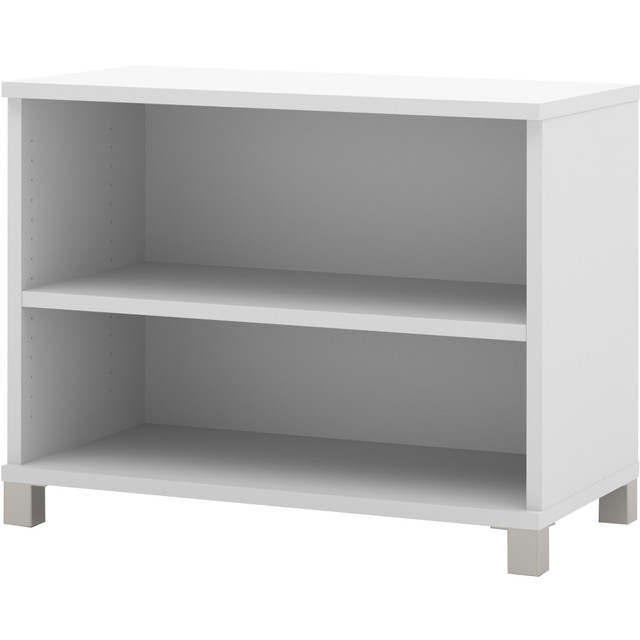 BESTAR INC. 120160-1117 Bestar Pro-Linea Small Shelving Unit, 28-7/16inH x 35-5/8inW x 19-1/2inD, White