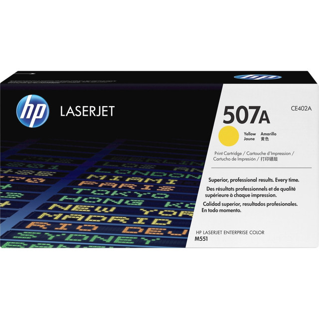 HP INC. CE402A HP 507A Yellow Toner Cartridge, CE402A