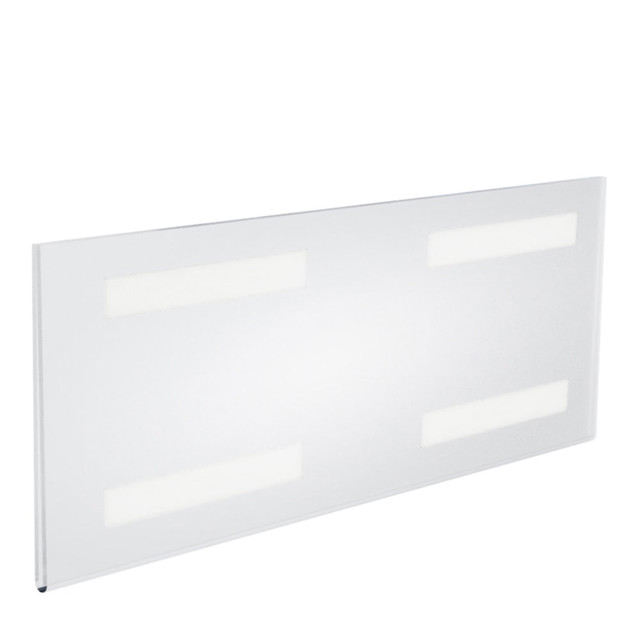 AZAR DISPLAYS 122040  Acrylic Horizontal Wall-Mount Sign Holders, 6inH x 16inW x 3/8inD, Clear, Pack Of 10 Holders