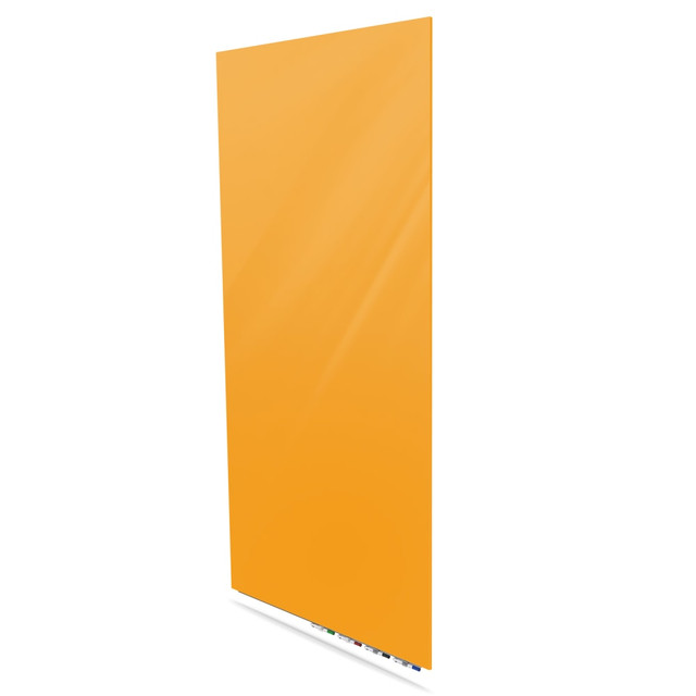 GHENT MANUFACTURING INC. Ghent ARIASM32MR  Aria Low-Profile Magnetic Glass Whiteboard, 36in x 24in, Marigold