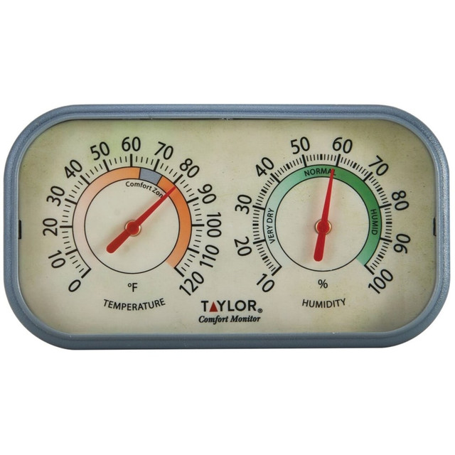 LIFETIME BRANDS INC. 5506 Taylor Thermometer with Humidity Meter - 0 deg.F (-17.8 deg.C) to 120 deg.F (48.9 deg.C) - Easy to Read, Humidity Indicator - For Indoor - Assorted LIFETIME BRANDS INC. 5506 Taylor Thermometer with Humidity Meter - 0 deg.F (-17.8 deg.C) to 120 deg.F (48.9 deg.C) - Easy to Read, Humidity Indicator - For Indoor - Assorted