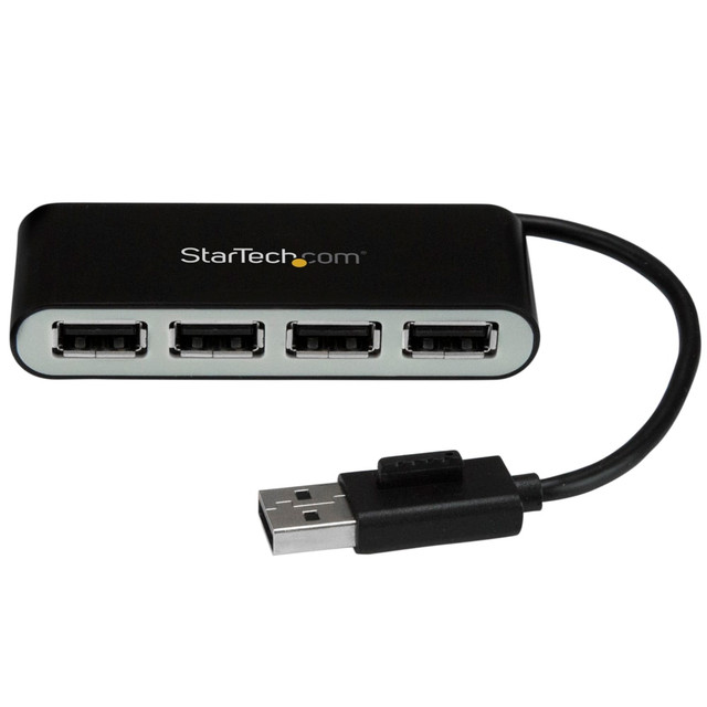 STARTECH.COM ST4200MINI2  4 Port USB Hub - 4 x USB 2.0 port - Bus Powered - USB Adapter - USB Splitter - Multi Port USB Hub - USB 2.0 Hub