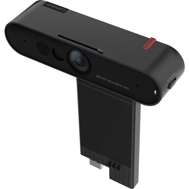 LENOVO, INC. 4XC1J05150 Lenovo ThinkVision MC60 Webcam - Black - USB Type A - 1 Pack(s) - 1920 x 1080 Video - 95 deg. Angle - Microphone - Monitor