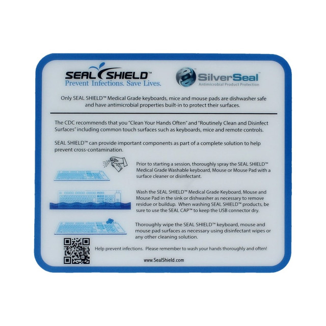 Seal Pad provides antimicrobial product protection.
