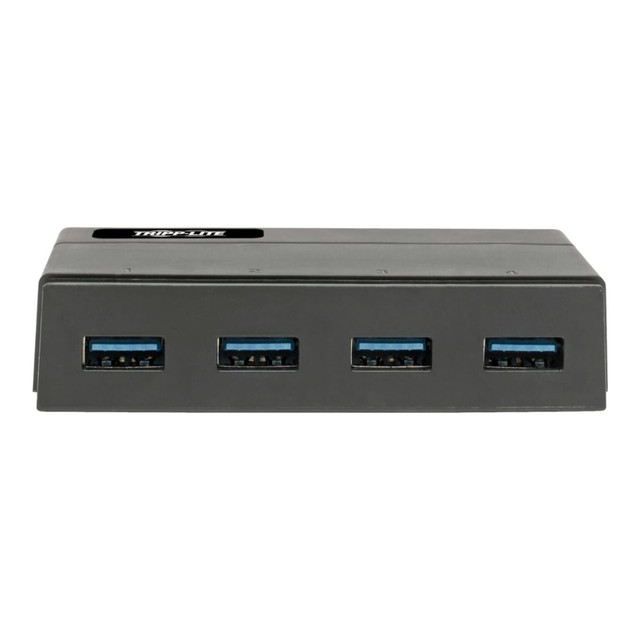 TRIPP LITE U360-004-2F  USB 3.0 SuperSpeed Hub 4-Port for Data & USB Charging USB-A - Hub - 4 x SuperSpeed USB 3.0 - desktop