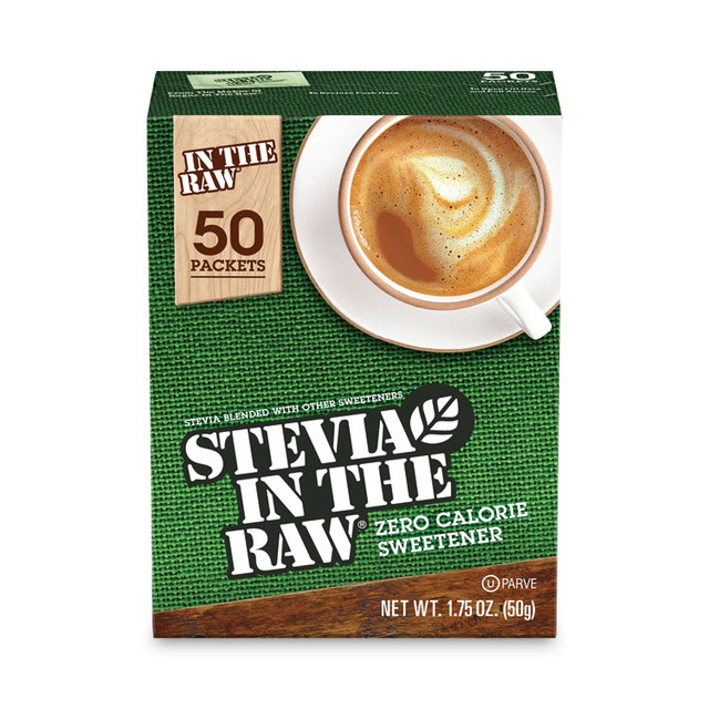 J.M. SMUCKER CO. Stevia in the Raw® 75050CT Sweetener, 2.5 oz Packets, 50 Packets/Box, 12 Boxes/Carton