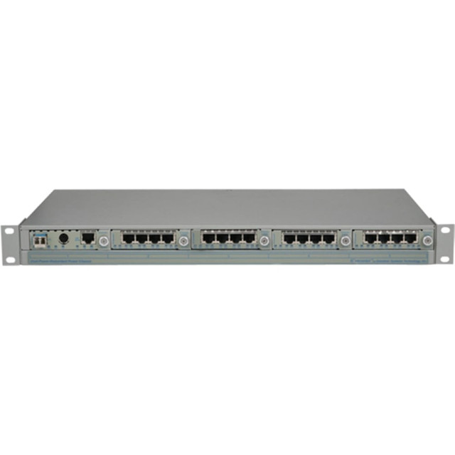 <p>The iConverter T1/E1 MUX/M multiplexes up to sixteen T1 or E1 circuits and one 10/100/1000 Ethernet service onto a fiber optic transport link, and features remotely managed testing and configuration capabilities.</p><p>The iConverter T1/E1 MUX/M operates in a back-to-back configuration, and can be used in applications such as multiple T1/E1 extension, mobile backhaul and building-to-building PBX connectivity.</p><p>The T1/E1 copper interfaces are available in 4, 8, 12 or 16 RJ-48 port configurations for balanced T1/E1 applications. Optional adapter cables are available to convert each RJ-48 interface to a BNC interface for unbalanced E1 transport applications.</p>